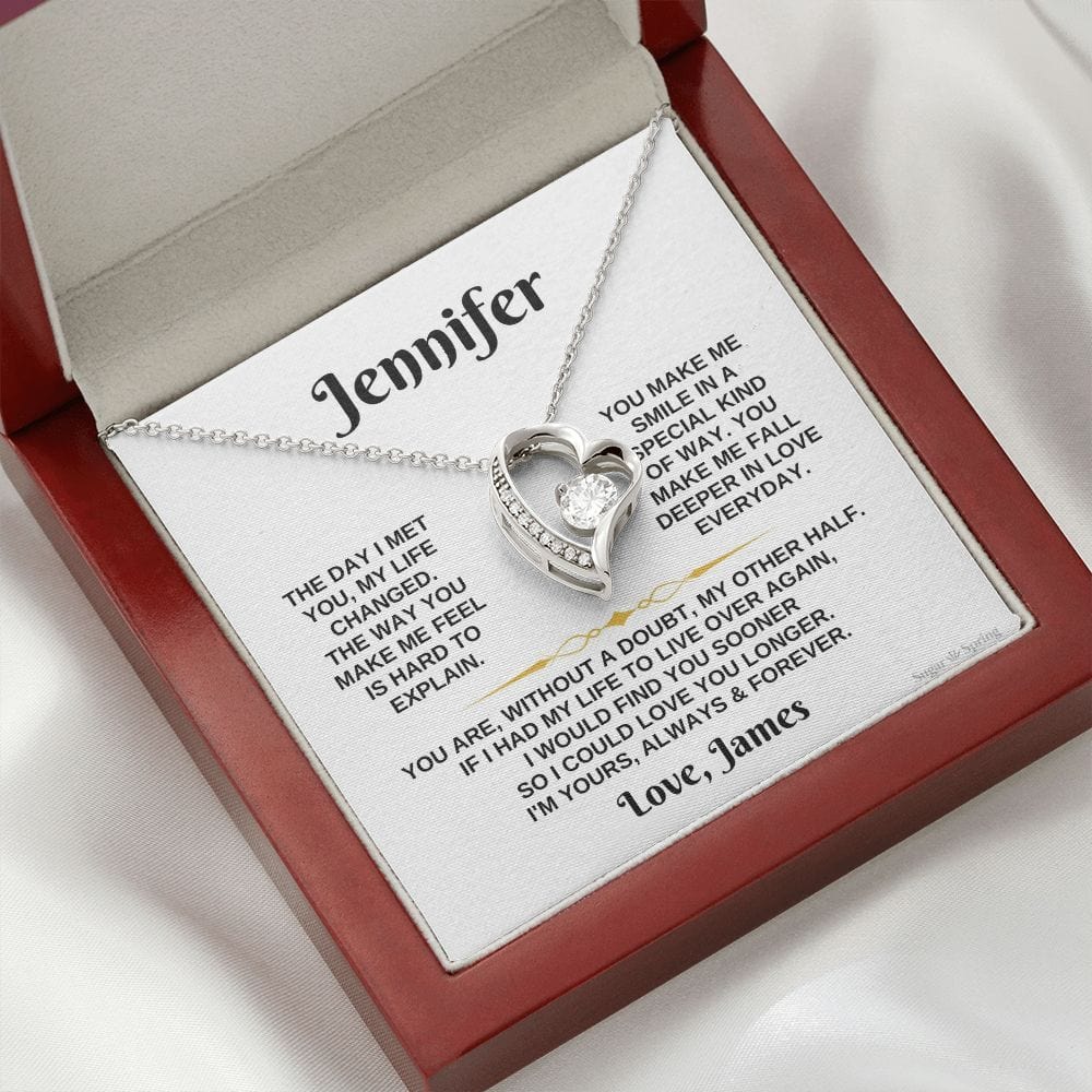 Soulmate Necklace Gift Set – Message Card Included