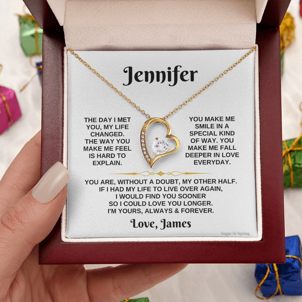 Soulmate Necklace Gift Set – Message Card Included