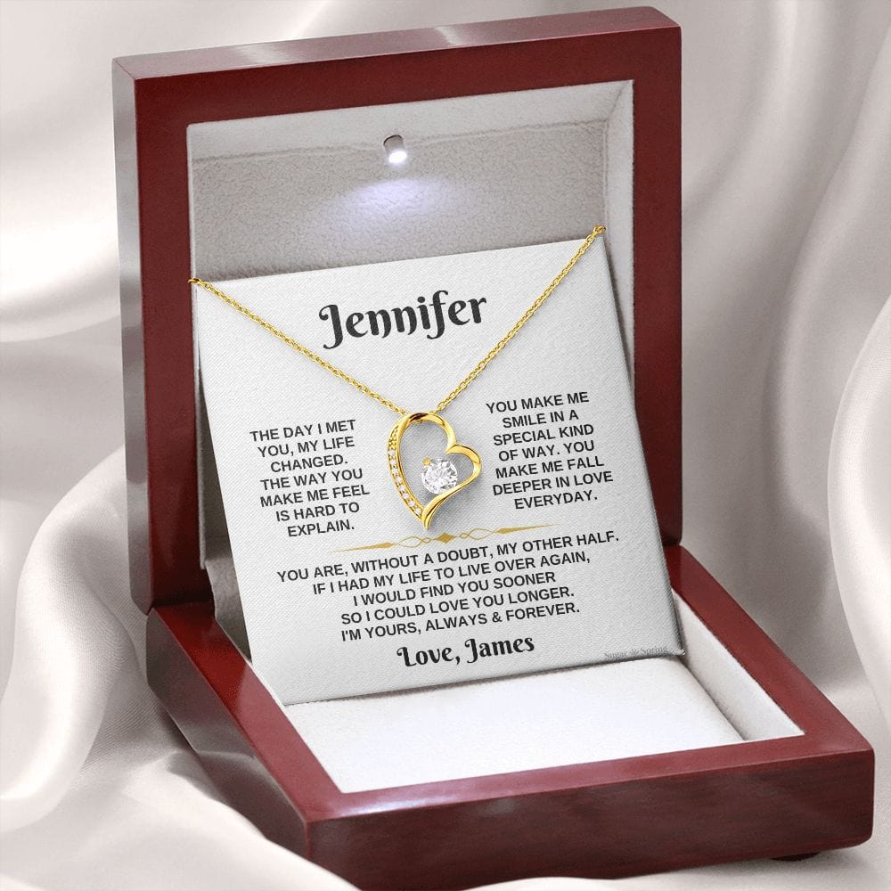 Soulmate Necklace Gift Set – Message Card Included