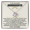 "Remember Whose Granddaughter You Are" - Love Knot Gift Set - SS477GP