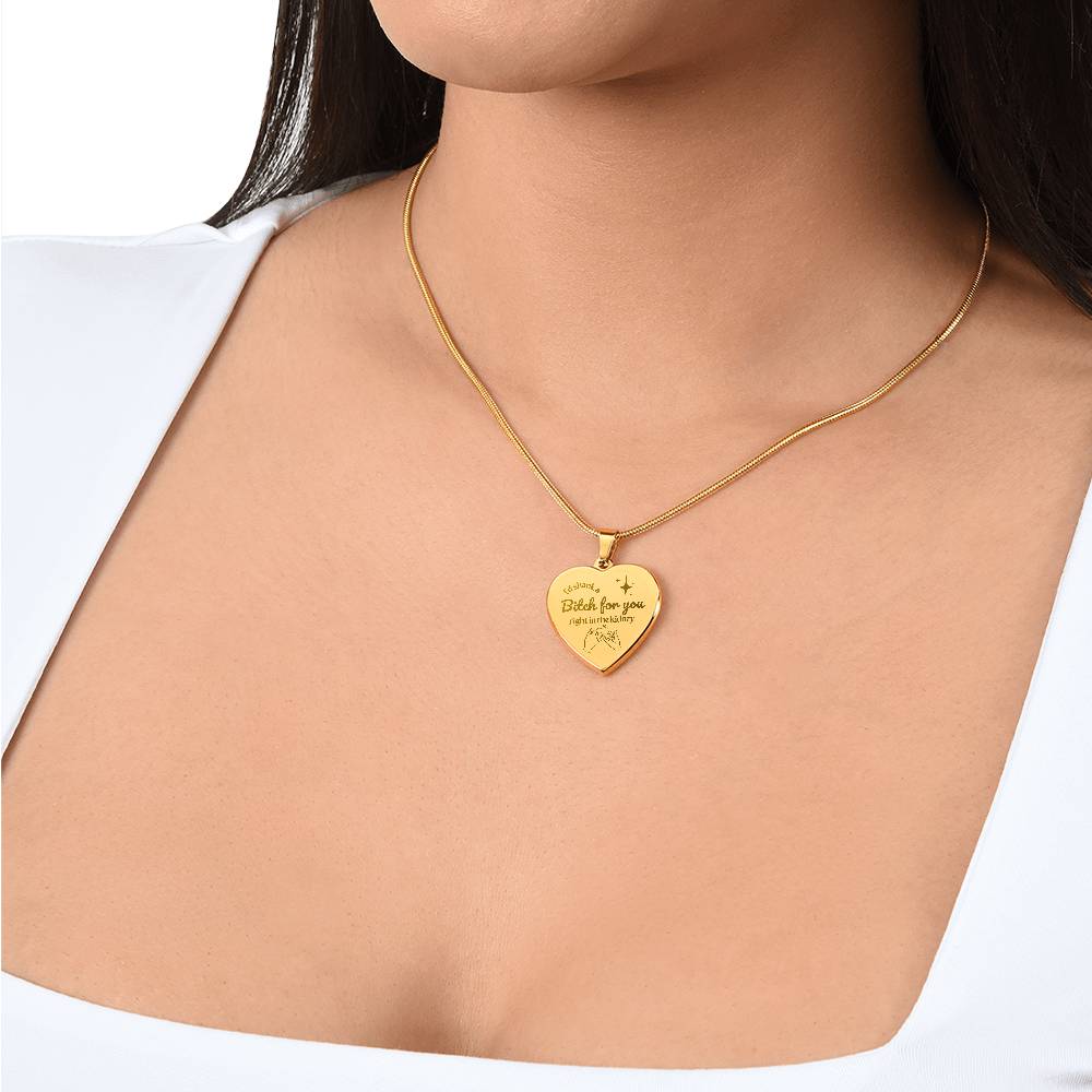 Soulsister | Bestie | BFF | Bestfriend | Engraved Premium Heart Necklace - BST01