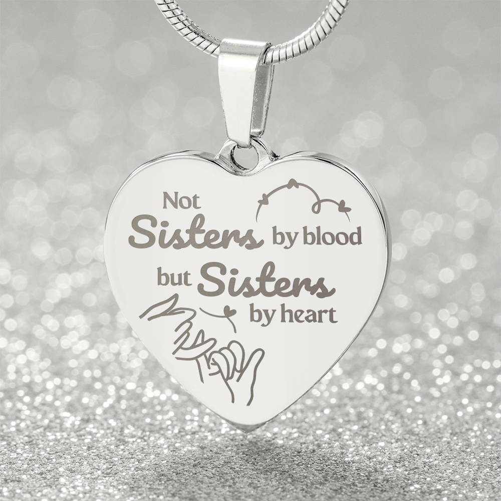 Soulsister | Bestie | BFF | Bestfriend | Engraved Premium Heart Necklace - BST02