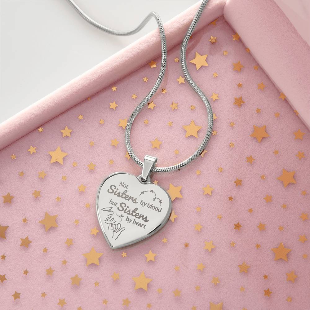 Soulsister | Bestie | BFF | Bestfriend | Engraved Premium Heart Necklace - BST02