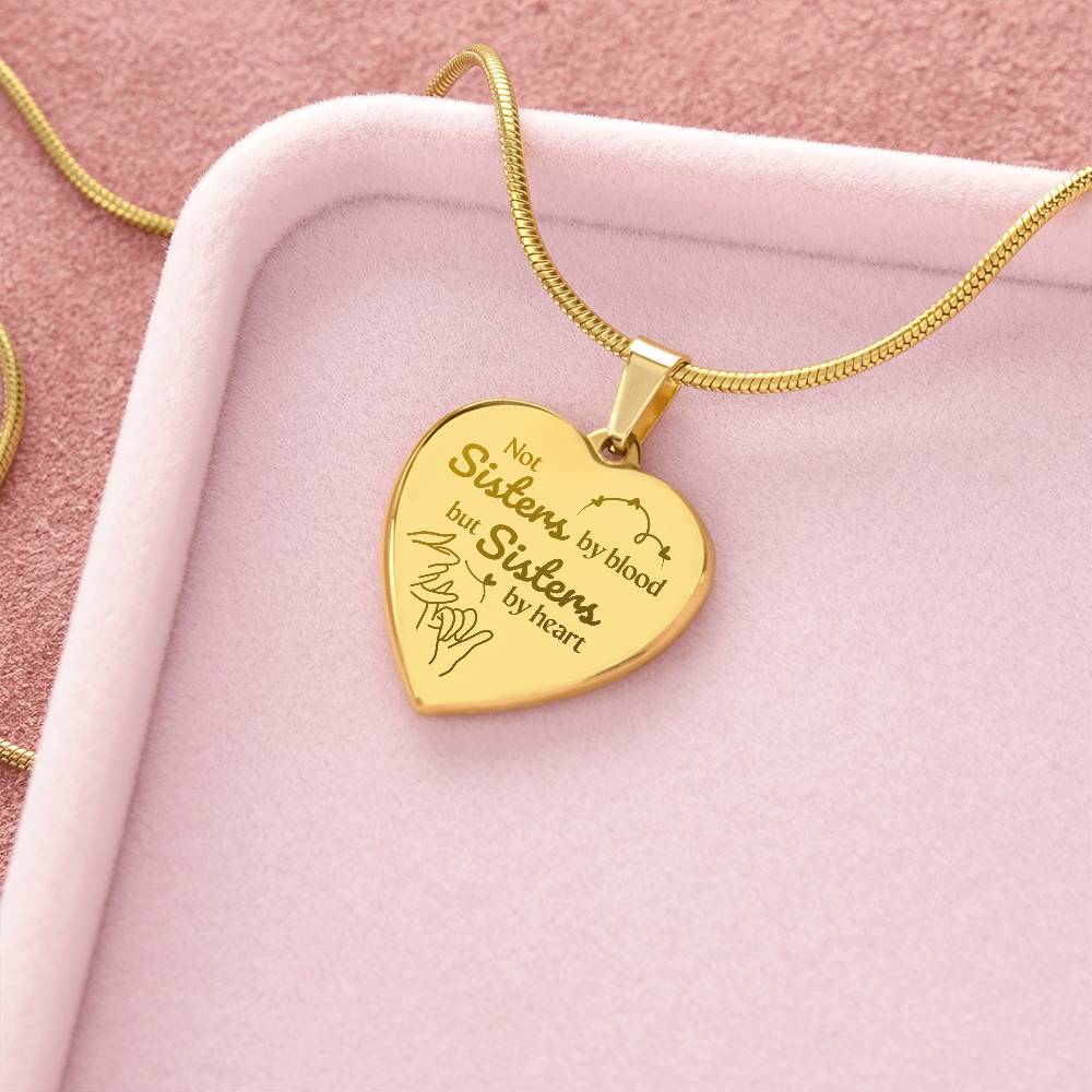Soulsister | Bestie | BFF | Bestfriend | Engraved Premium Heart Necklace - BST02