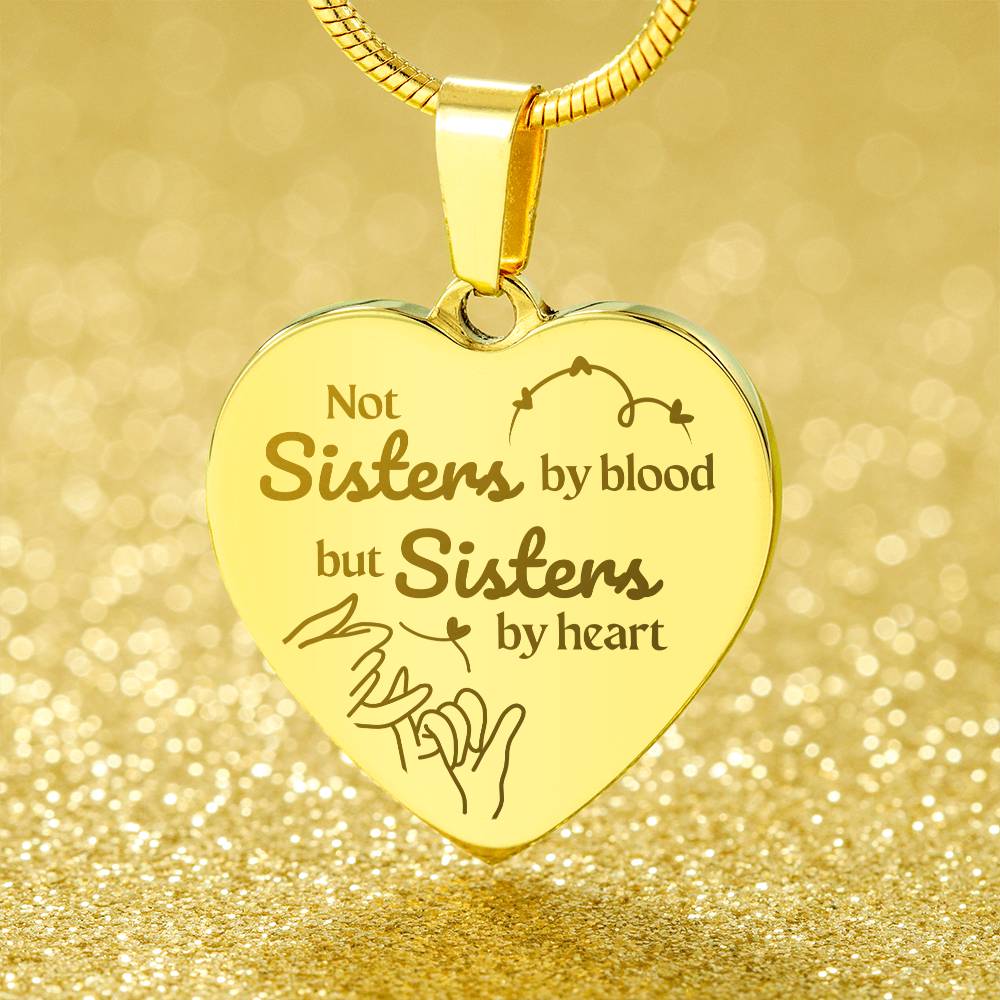 Soulsister | Bestie | BFF | Bestfriend | Engraved Premium Heart Necklace - BST02