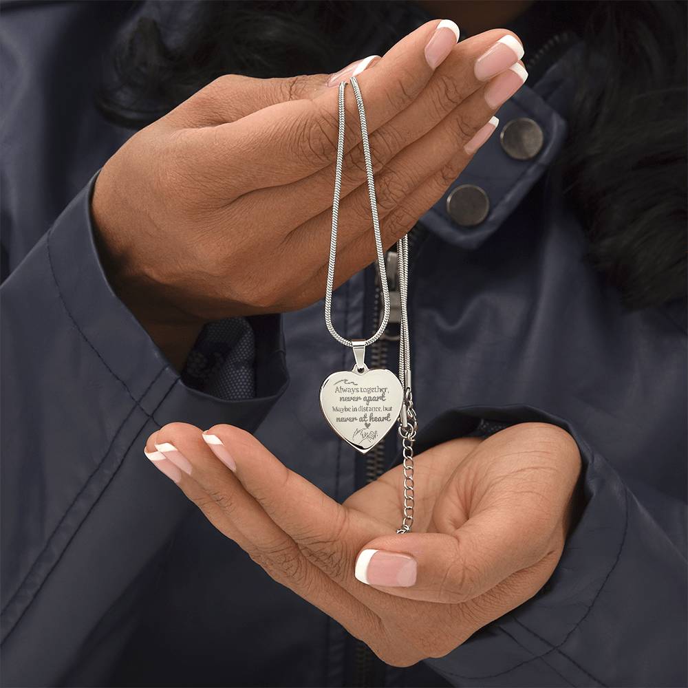 Soulsister | Bestie | BFF | Bestfriend | Engraved Premium Heart Necklace - BST04