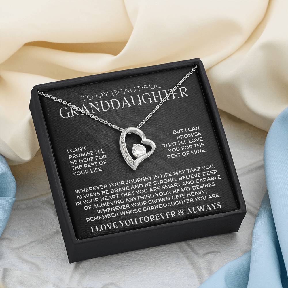 NEW* Special Gift for Granddaughter - Forever Love Necklace Gift Set - SS117FLB