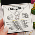 To My Badass Daughter - Love Dad - Love Knot Gift Set - SS322