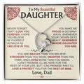 To My Beautiful Daughter - Dad - Forever Love Gift Set - SS490V2