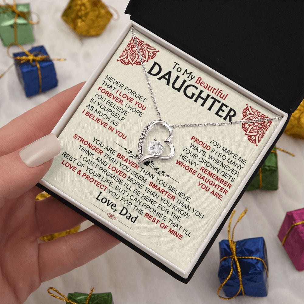 To My Beautiful Daughter - Dad - Forever Love Gift Set - SS490V2