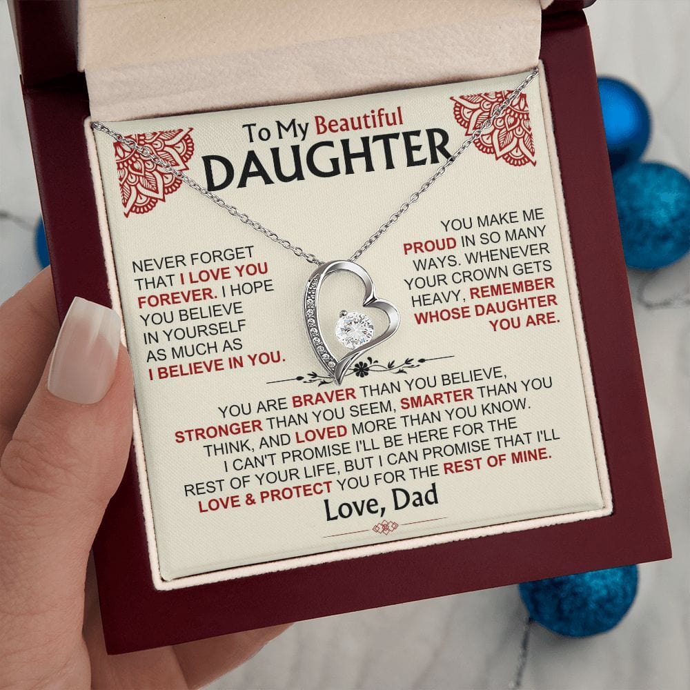 To My Beautiful Daughter - Dad - Forever Love Gift Set - SS490V2