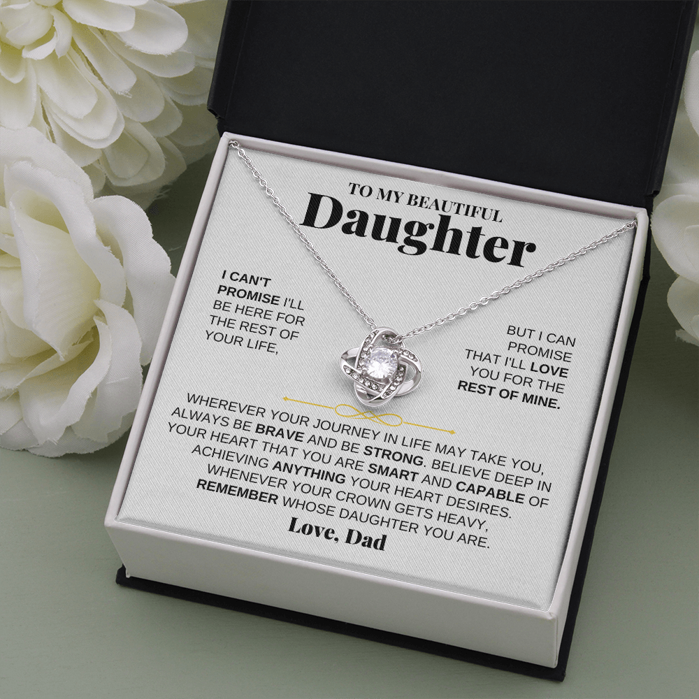 To My Beautiful Daughter - Love Knot Gift Set - From Dad - SS117D-LK