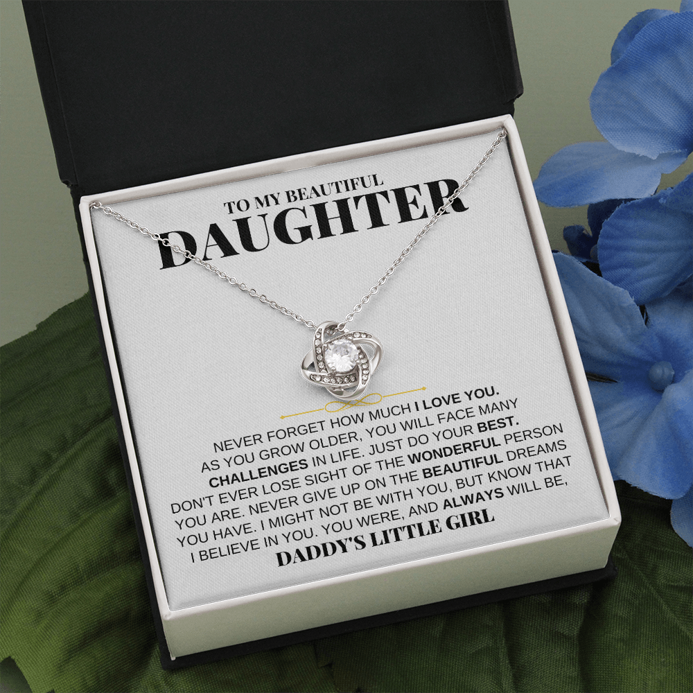 To My Beautiful Daughter - Love Knot Gift Set - From Dad - SS221
