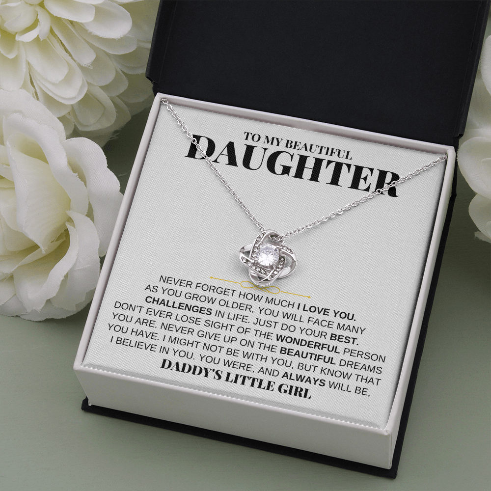 To My Beautiful Daughter - Love Knot Gift Set - From Dad - SS221