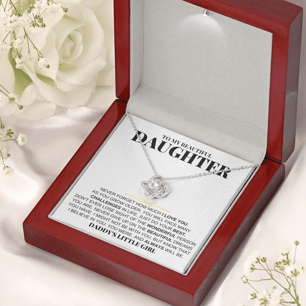 To My Beautiful Daughter - Love Knot Gift Set - From Dad - SS221