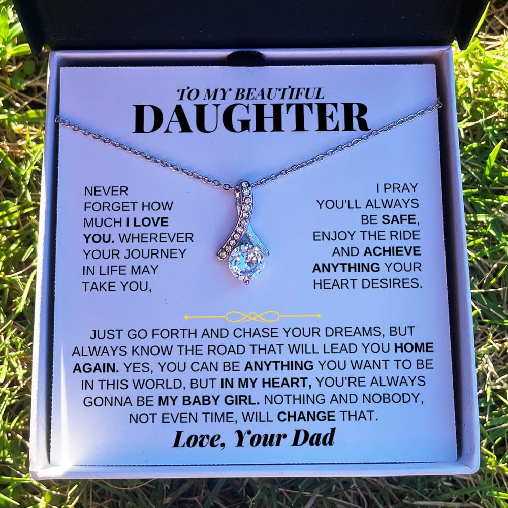 To My Beautiful Daughter - Love Knot Gift Set - From Dad - SS224D