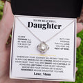To My Beautiful Daughter - Love Knot Gift Set - From Mom - SS117M-LK