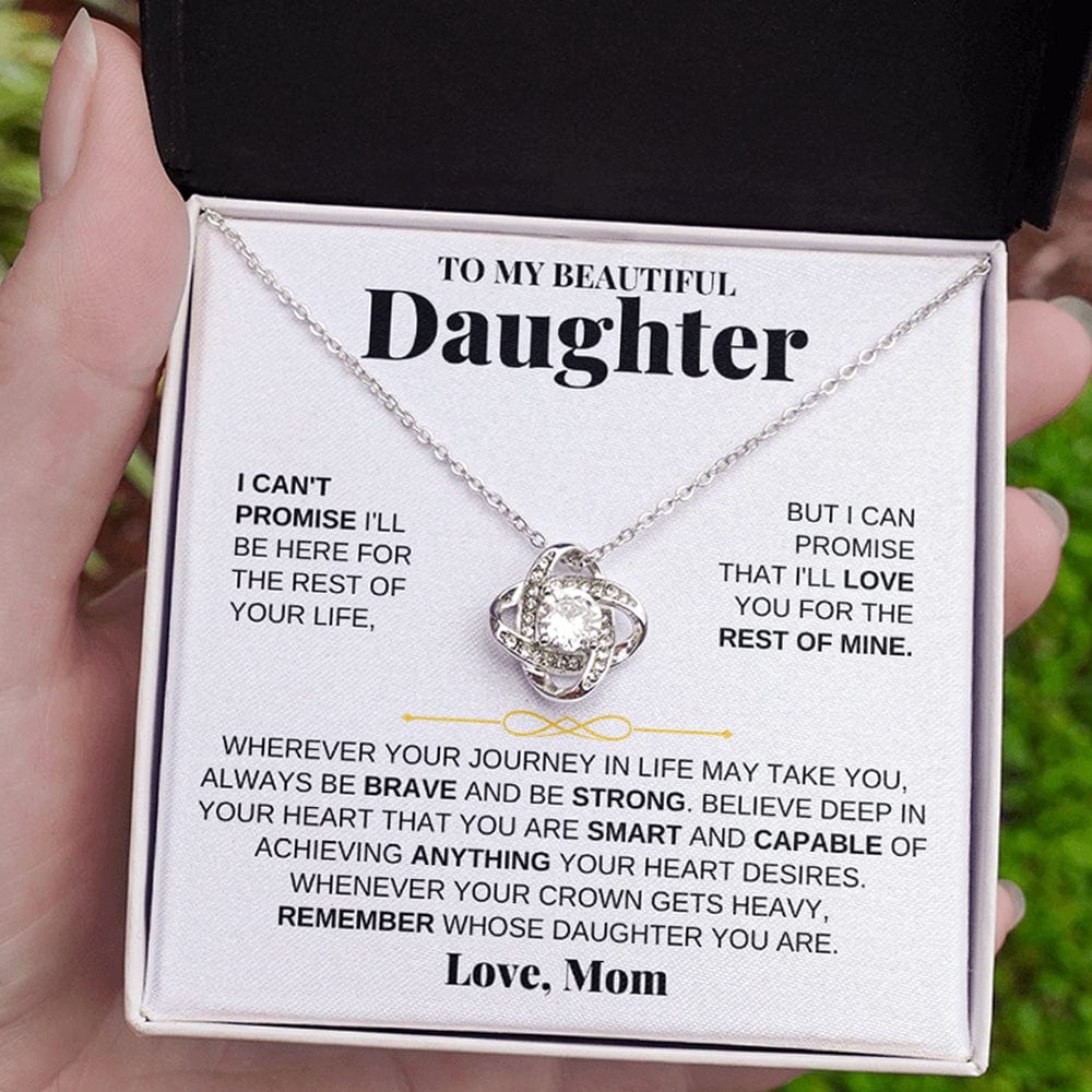 To My Beautiful Daughter - Love Knot Gift Set - From Mom - SS117M-LK