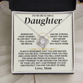 To My Beautiful Daughter - Love Mom - Love Knot Gift Set - SS321