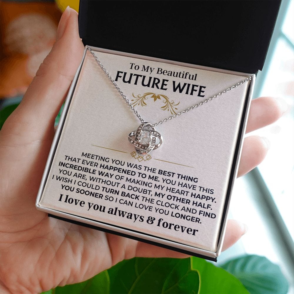 To My Beautiful Future Wife - Love Knot Gift Set - SS505