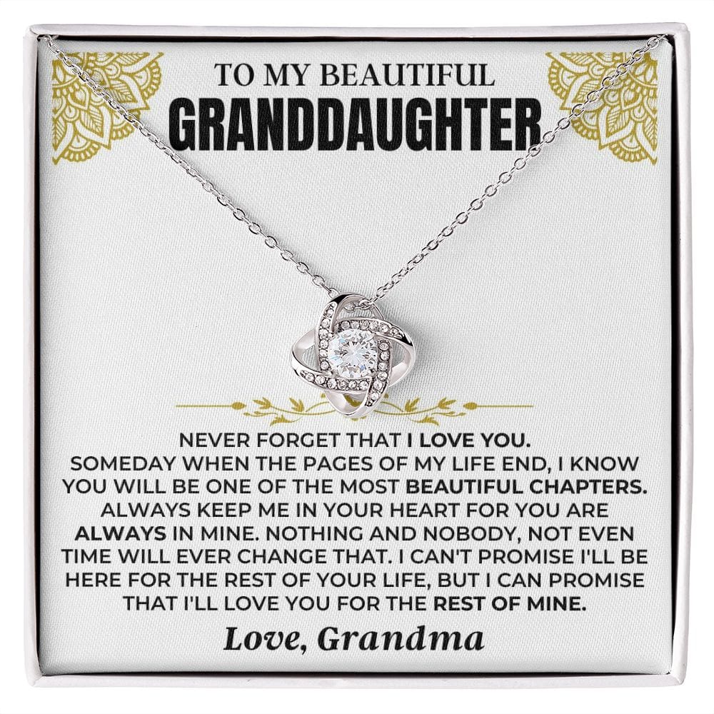 To My Beautiful Granddaughter - Custom Sign-Off Card - Gift Set - SS513