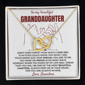 To My Beautiful Granddaughter - Forever Linked Hearts Gift Set - SS401