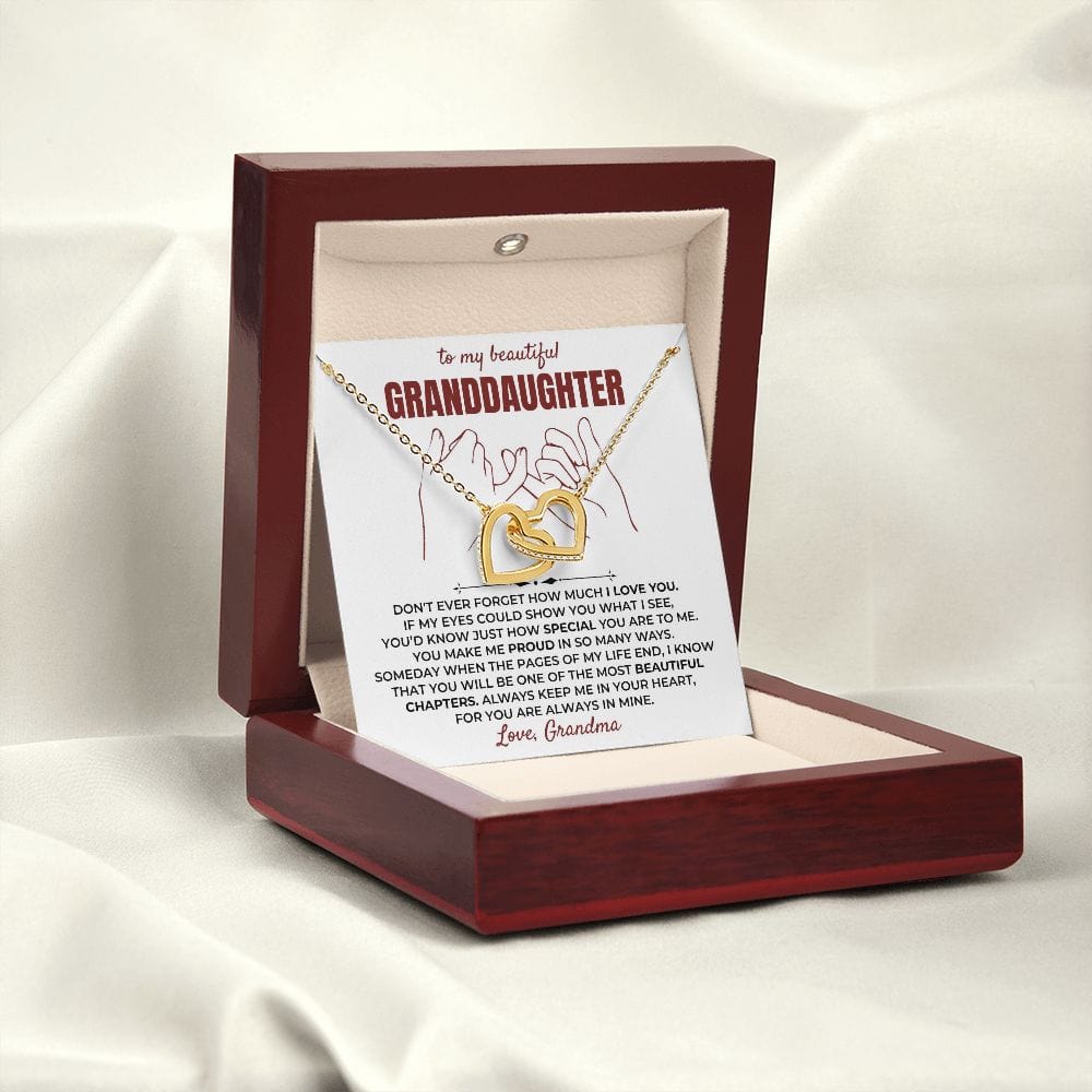 To My Beautiful Granddaughter - Forever Linked Hearts Gift Set - SS401