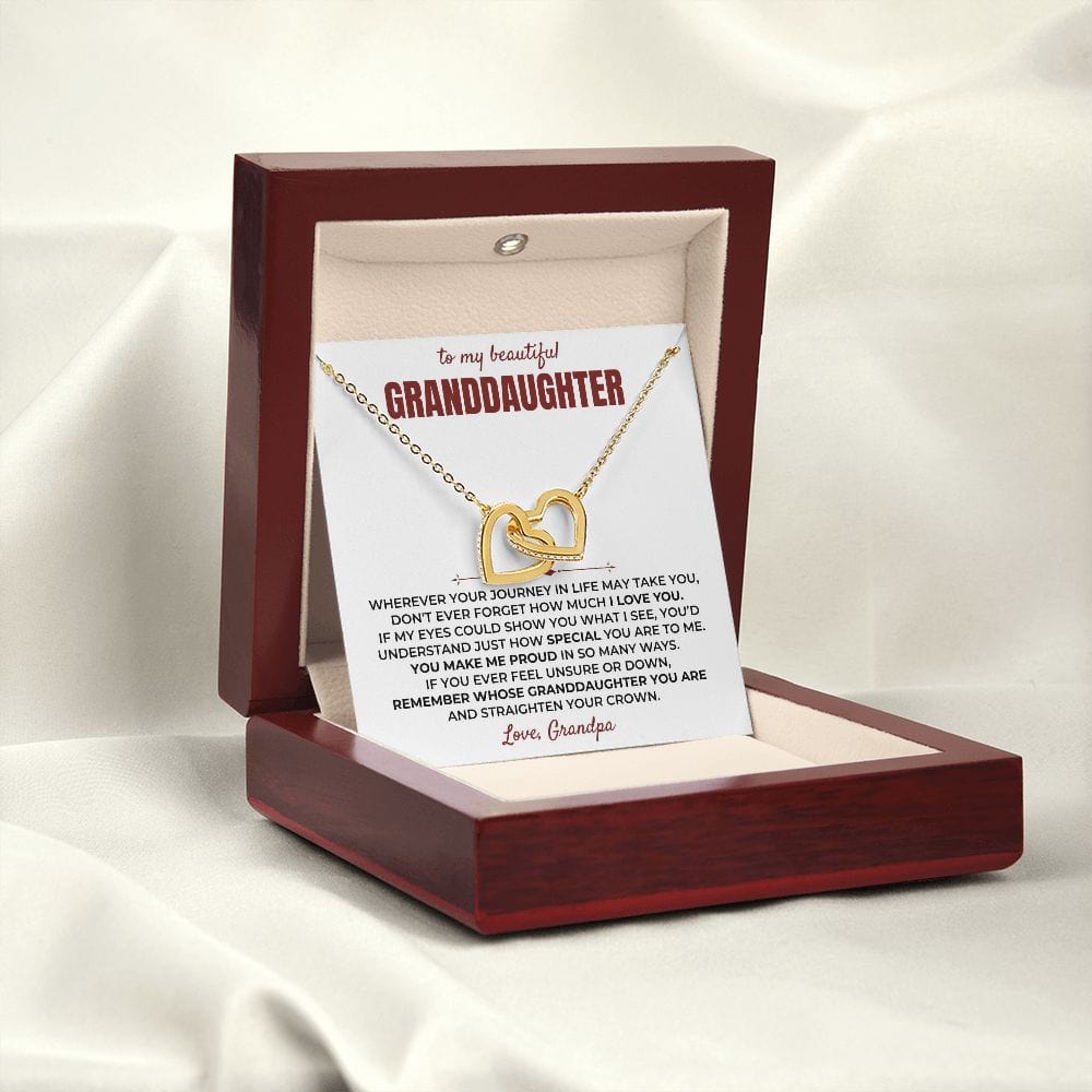To My Beautiful Granddaughter - Forever Linked Hearts Gift Set - SS402