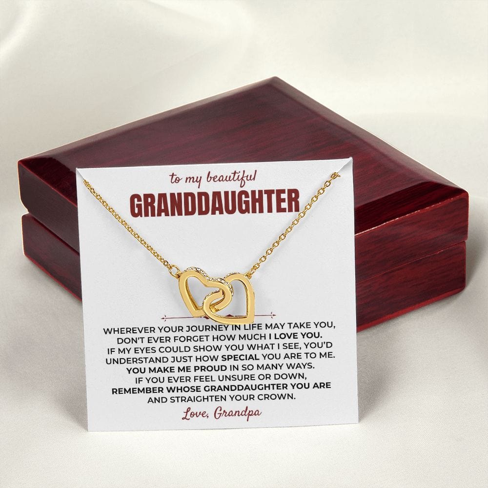 To My Beautiful Granddaughter - Forever Linked Hearts Gift Set - SS402