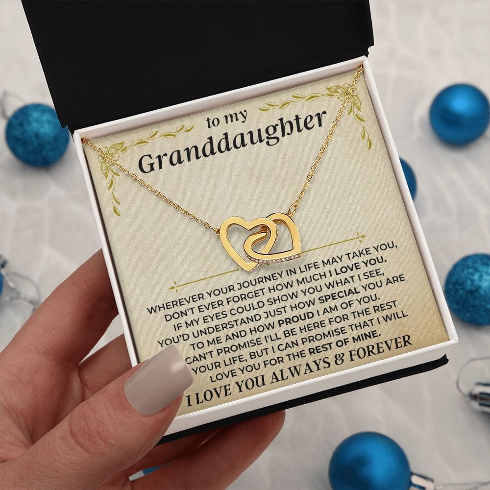 To My Beautiful Granddaughter - Forever Linked Hearts Gift Set - SS411