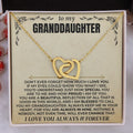 To My Beautiful Granddaughter - Forever Linked Hearts Gift Set - SS412