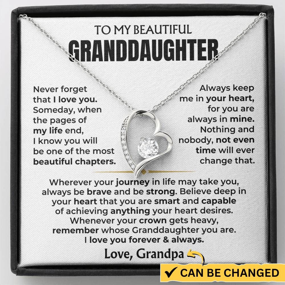 To My Beautiful Granddaughter - Forever Love Gift Set - SS601