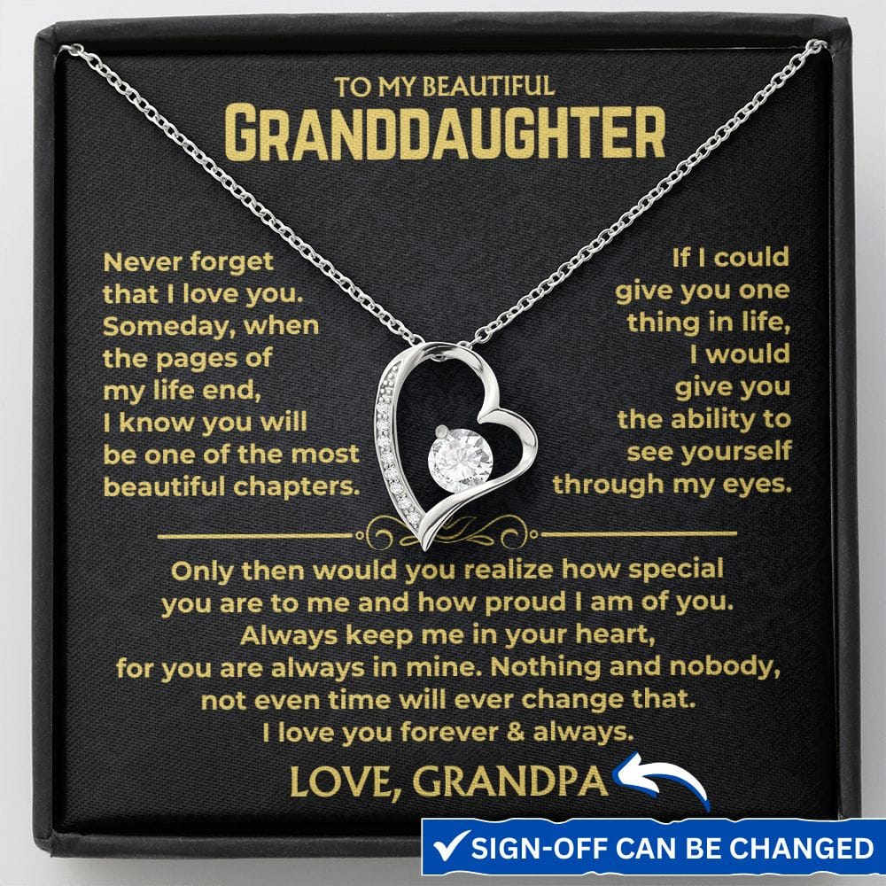 To My Beautiful Granddaughter - Forever Love Gift Set - SS616