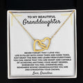To My Beautiful Granddaughter - Grandma - Interlocked Gift Set - SS393GM