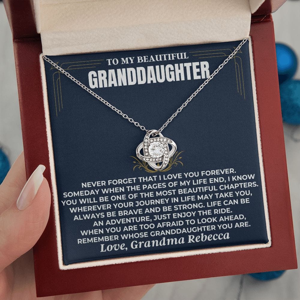 To My Beautiful Granddaughter - Love Knot Gift Set - SS477V3