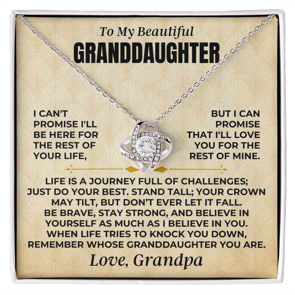 To My Beautiful Granddaughter - Love Knot Gift Set - SS478