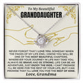 To My Beautiful Granddaughter - Love Knot Gift Set - SS481