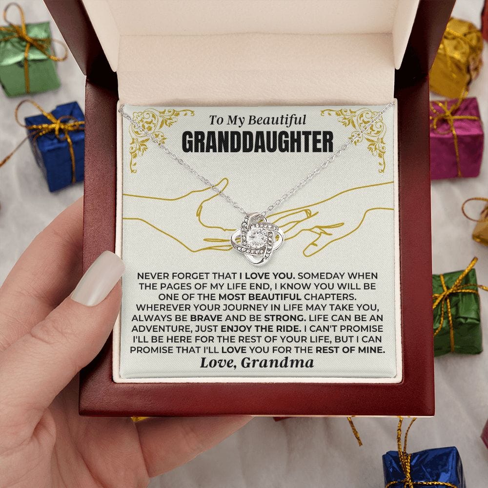 To My Beautiful Granddaughter - Love Knot Gift Set - SS481