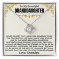 To My Beautiful Granddaughter - Love Knot Gift Set - SS481GP