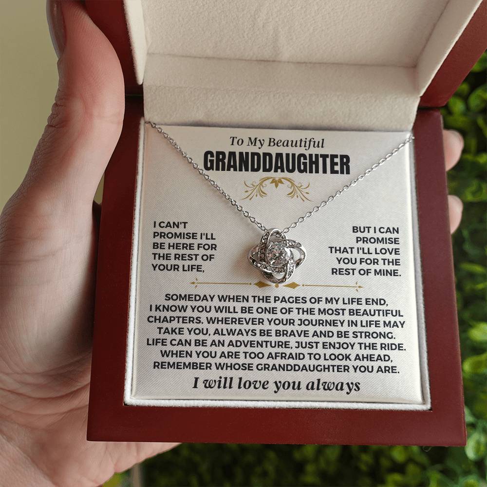 To My Beautiful Granddaughter - Love Knot Gift Set - SS549