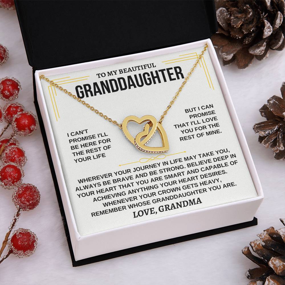 To My Granddaughter - Forever Linked Hearts - Gift Set - SS117GM