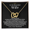 To My Beautiful Wife - Forever Linked Hearts Gift Set - SS473