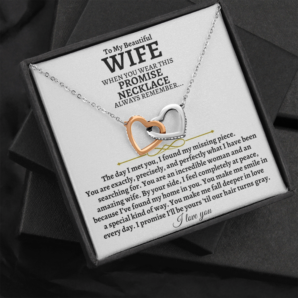 To My Beautiful Wife - Intertwined Hearts Gift Set - SS83