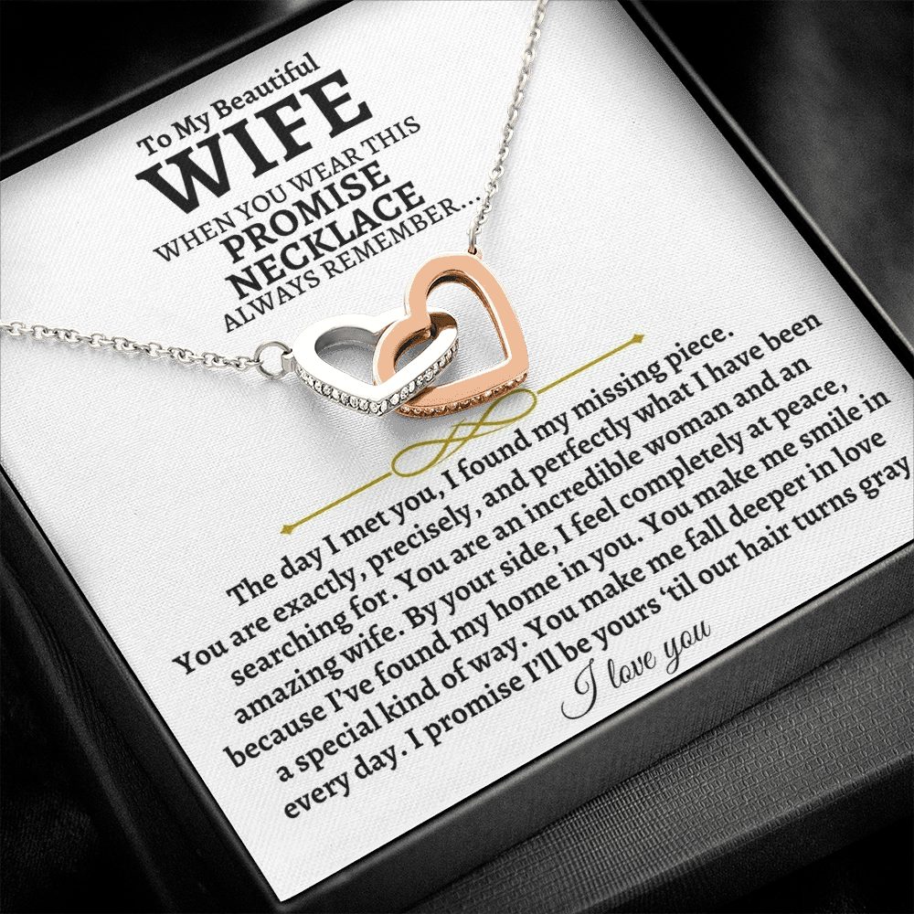 To My Beautiful Wife - Intertwined Hearts Gift Set - SS83