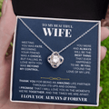 To My Beautiful Wife - Love Knot Gift Set - SS229