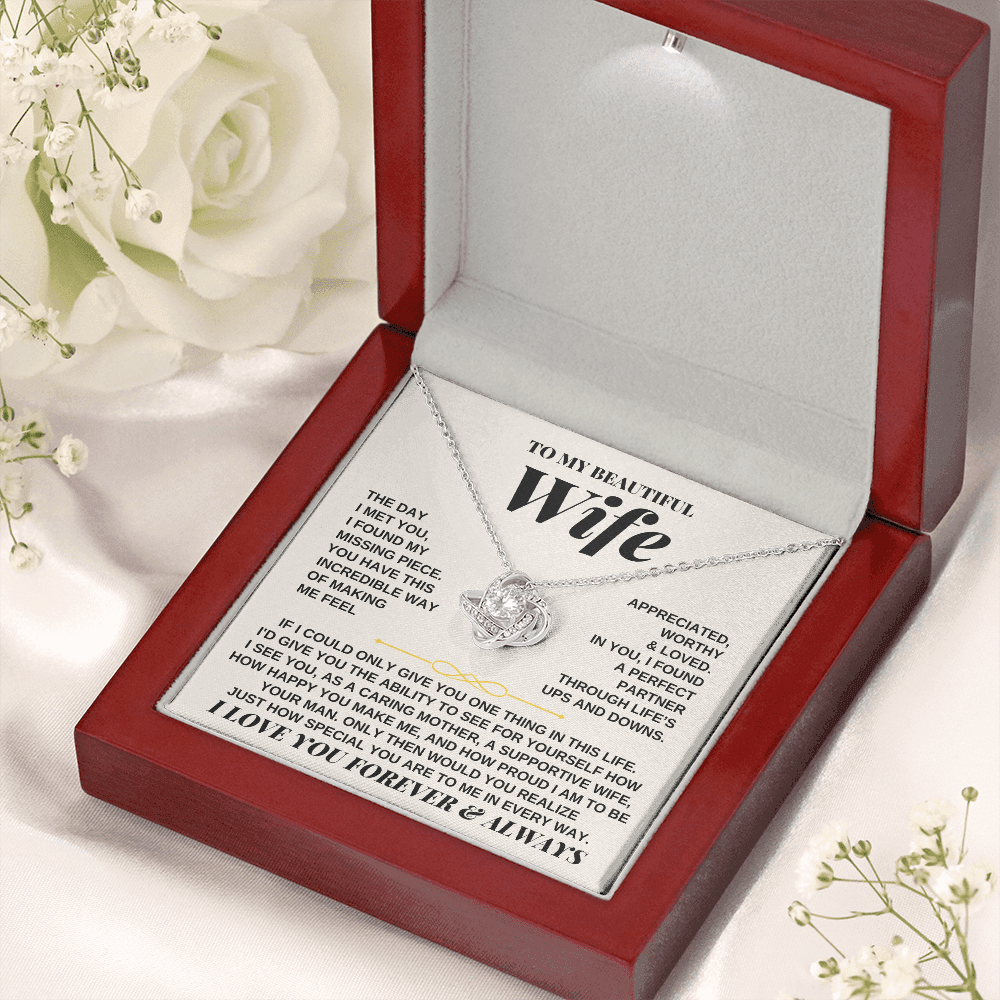To My Beautiful Wife - Love Knot Gift Set - SS247