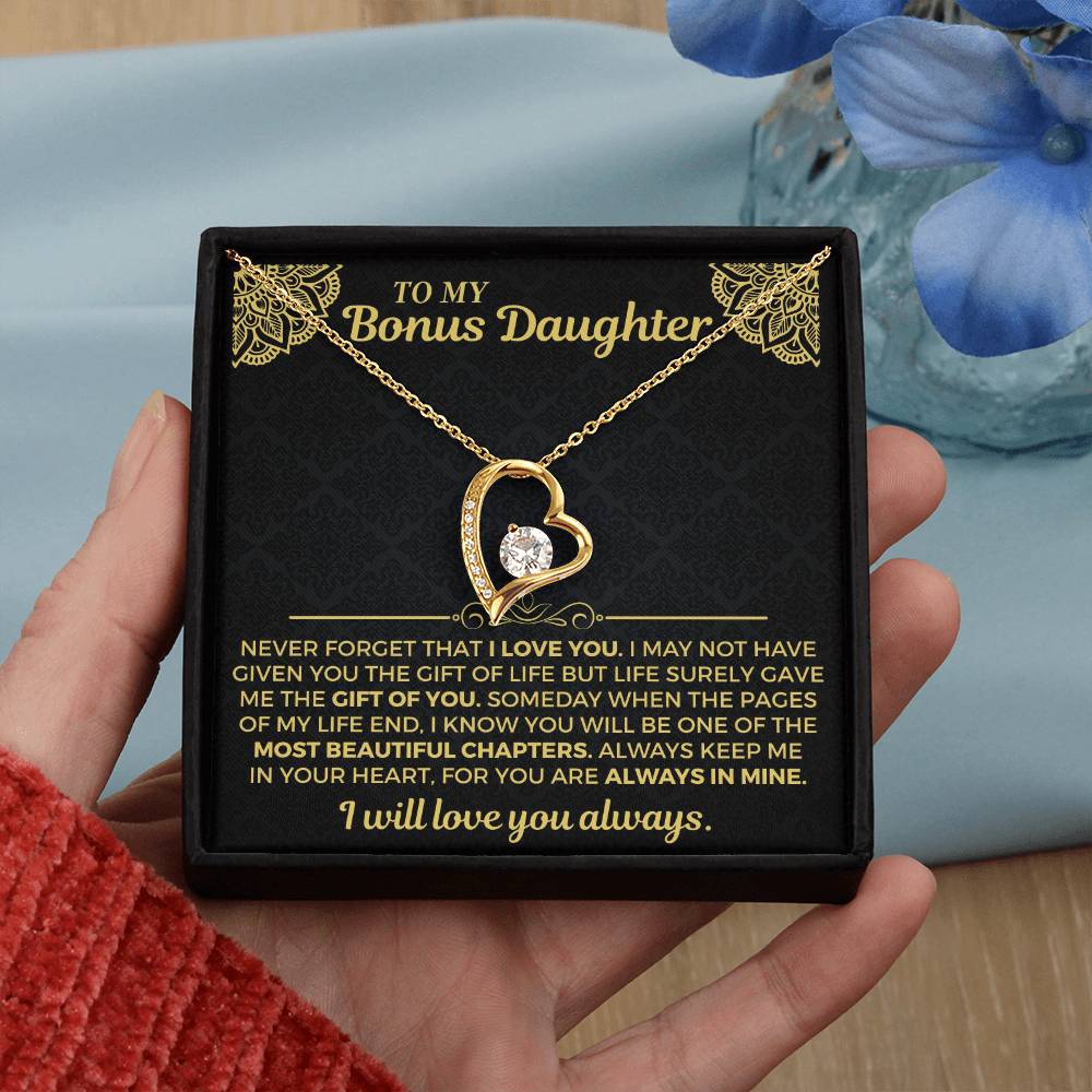 Bonus Daughter necklace on adjustable chain
