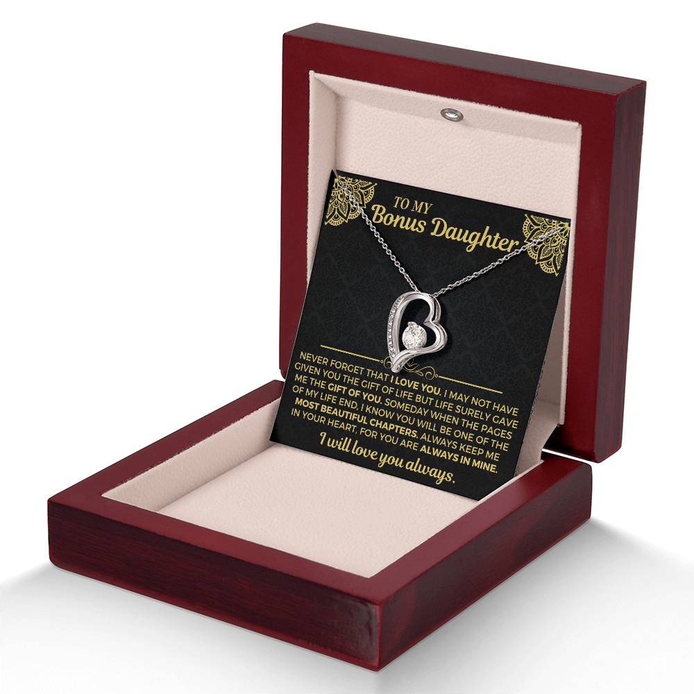 Bonus Daughter gift set packaging and message card