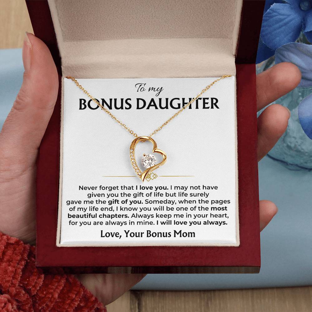 To My Bonus Daughter - Personalized Forever Love Gift Set - SS558V2