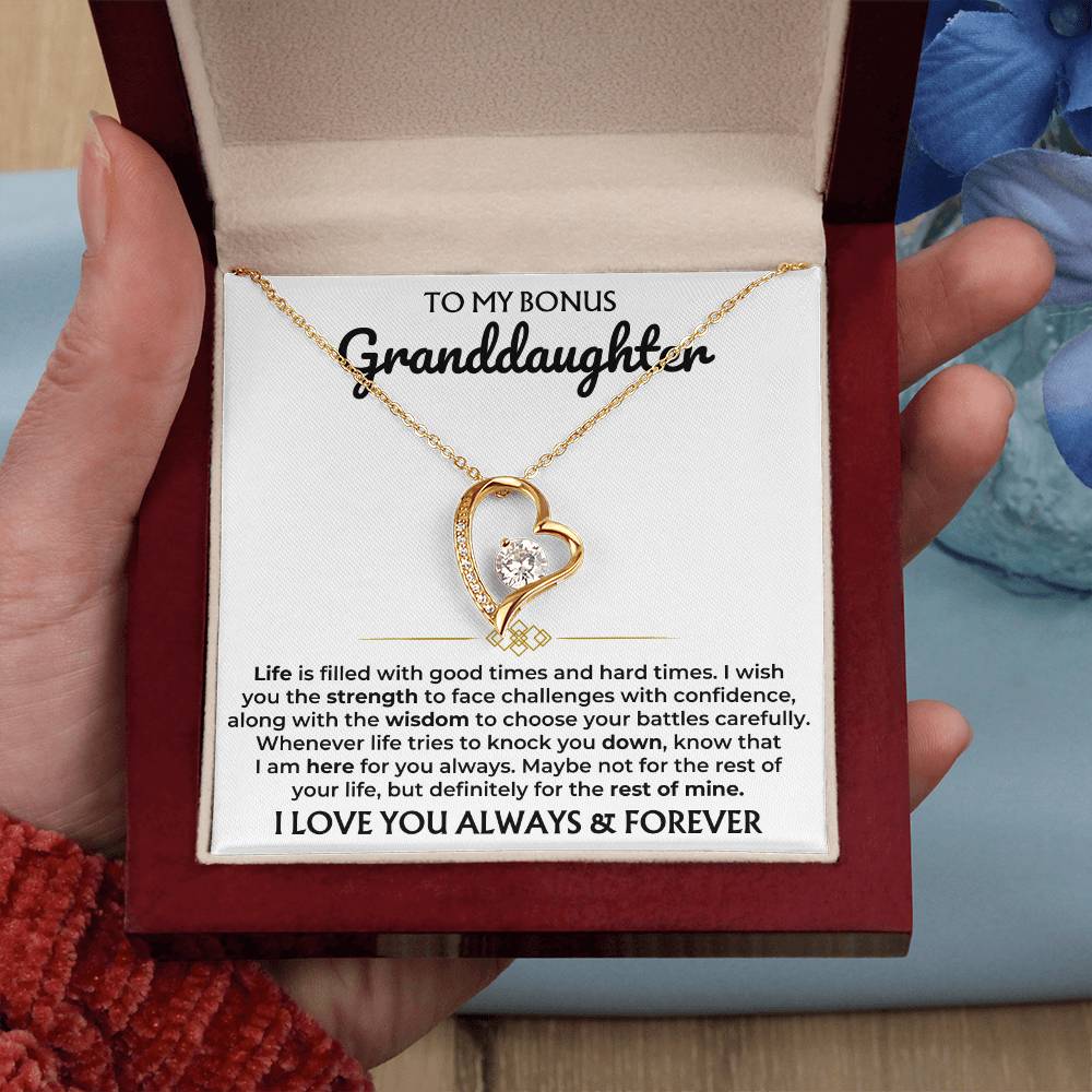 To My Bonus Granddaughter - Forever Love Gift Set - SS377GD